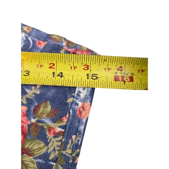 Alivila.Y Fashion Womens Vintage Floral Denim Overbust Corset Bustier Top XL - Picture 12 of 16